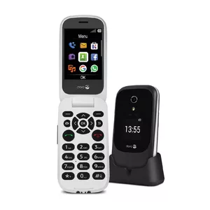 Doro 7060 7,11 cm (2.8") 122 g Черный, Белый Продвинутый телефон
