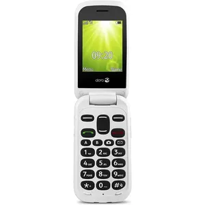 Doro 2404 удобный телефон  с большим экраном 6.1 cm (2.4'') 100 г.  Черно-белый (Лат, Рус, Англ. языки)