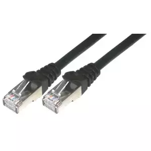 MCL Cable RJ45 Cat6 3m Black сетевой кабель Черный