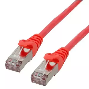 MCL FCC6ABMSHF-0.5M/R tīkla kabelis Sarkans 0,5 m Cat6a S/FTP (S-STP)