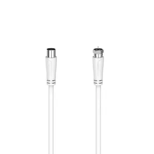Hama 00205062 coaxial cable 3 m F White