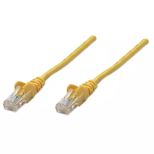 Intellinet RJ-45, M/M, 1m tīkla kabelis Dzeltens Cat5e U/UTP (UTP)