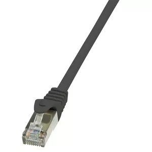 LogiLink 0.25m Cat.6 F/UTP RJ45 tīkla kabelis Melns 0,25 m Cat6 F/UTP (FTP)