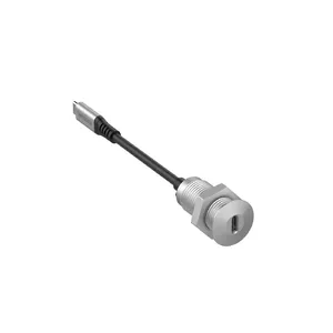 Vivolink PROUSBCMF0.3SOCKET USB кабель 0,3 m USB 3.2 Gen 2 (3.1 Gen 2) USB C Серый