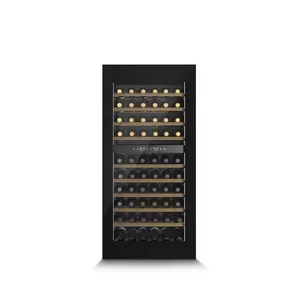 Caso vīna dzesētājs WineDeluxe WD 60 F energoefektivitātes klase, iebūvēts, pudeļu ietilpība 60, melns