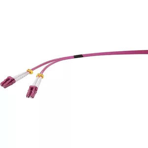 Renkforce RF-3301856 optisko šķiedru kabelis 1 m 2x LC OM4 Violets