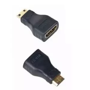 Gembird A-HDMI-FC kabeļu spraudņu pāreja mini-HDMI Melns