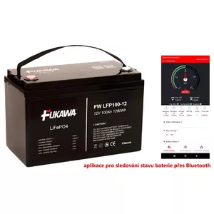 FUKAWA LFP100-12 LiFePo4 (12.8V 100Ah Bluetooth)