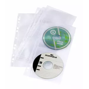 Durable 5282-19 чехол-конверт 4 диск (ов) Прозрачный