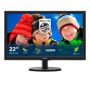 Philips V Line LCD monitor with SmartControl Lite 223V5LHSB/00 VGA, HDMI