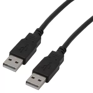 MCL USB 2.0 A/A 2 m USB kabelis USB A Melns