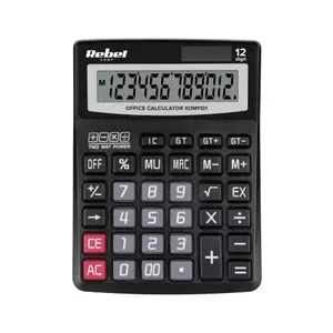 Калькулятор | 12-разрядный большой дисплей | Функция стирания цифр | Солнечная батарея