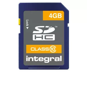 Integral 4GB SDHC CLASS 10 MEMORY CARD SD UHS-I