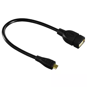 Hama 173892 USB kabelis 0,15 m USB 2.0 Micro-USB B USB A Melns