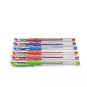 Hama Pastel Гелевая ручка с колпачком Синий, Коричневый, Зеленый, Оранжевый, Розовый, Пурпурный 6 шт