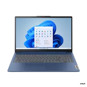 Lenovo IdeaPad Slim 3 Ноутбук 39,6 cm (15.6") Full HD AMD Ryzen™ 3 7320U 8 GB LPDDR5-SDRAM 512 GB Твердотельный накопитель (SSD) Wi-Fi 5 (802.11ac) Синий