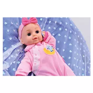 BAMBOLINA 34cm doll with accessories, 50 LV words, BD348LV