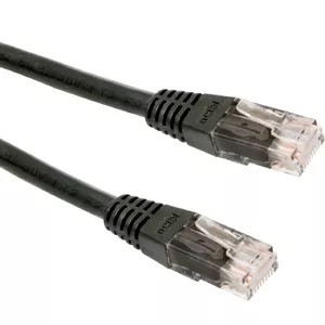 Gembird PP12-3M/BK networking cable Black Cat5e U/UTP (UTP)