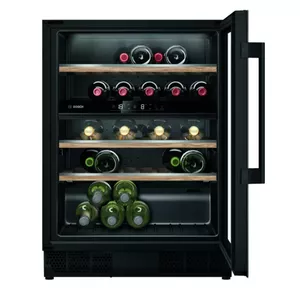 Bosch Serie 6 KUW21AHG0 винный холодильник Встроенный Черный 44 бутылка(и)