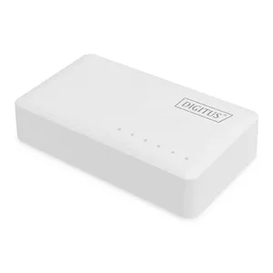 Digitus DN-80063-1 сетевой коммутатор Неуправляемый Gigabit Ethernet (10/100/1000) Белый