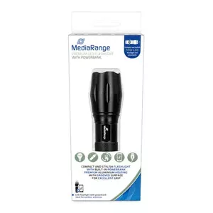 MediaRange MR735 электрический фонарь Черный Ручной фонарик LED