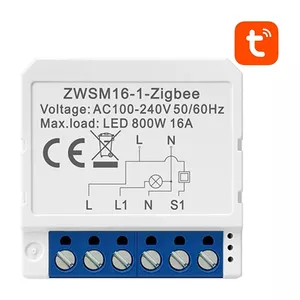 Модуль интеллектуального переключателя ZigBee Avatto ZWSM16-W1 TUYA