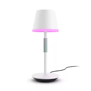 Philips Hue balta un krāsaina atmosfēras gaisma Pārnēsājama galda lampa Hue Go