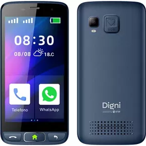 eSTAR Digni Smart 12,7 cm (5") Divas SIM kartes Android 12 Go edition 4G USB Veids-C 16 GB 2500 mAh Zils