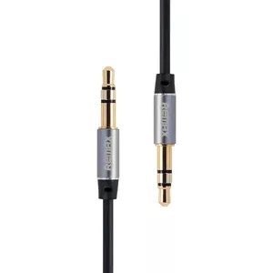 Mini jack 3,5 mm AUX kabelis Remax RL-L200 2 m (melns)