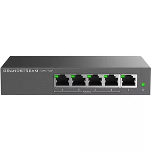 Grandstream Networks GWN7700P сетевой коммутатор Неуправляемый Gigabit Ethernet (10/100/1000) Питание по Ethernet (PoE) Черный