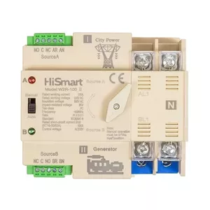 Automātiskais pārslēgšanas slēdzis HiSmart W2R-2P 220V 100A