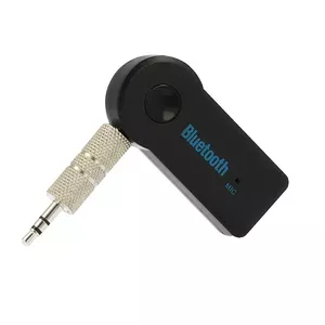 Беспроводной аудиоприемник AUX - Bluetooth, спикерфон BLACK