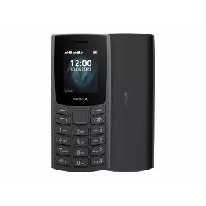 Nokia 105 (2023) TA-1557 Charcoal, 1,8 ", TFT LCD, 120 x 160 pikseļi, Dual SIM, Mini Sim, USB versija microUSB, 1000 mAh