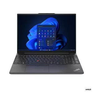 Lenovo ThinkPad E16 AMD Ryzen™ 5 7530U Ноутбук 40,6 cm (16") WUXGA 16 GB DDR4-SDRAM 256 GB Твердотельный накопитель (SSD) Wi-Fi 6 (802.11ax) Windows 11 Pro Черный