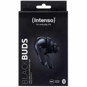 Intenso Black Buds T300A Austiņas True Wireless Stereo (TWS) Ausīs Zvani /mūzika/sports/ikdiena USB Veids-C Bluetooth Melns