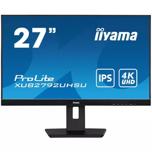 iiyama ProLite XUB2792UHSU-B5 monitori 68,6 cm (27") 3840 x 2160 pikseļi 4K Ultra HD LED Melns