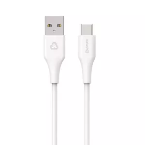 eSTUFF ES605170-BULK USB кабель 1 m USB 2.0 USB C USB A Белый