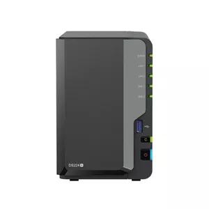 Synology DiskStation DS224+ datu uzglabāšanas serveris NAS Desktops Ethernet/LAN savienojums Melns J4125