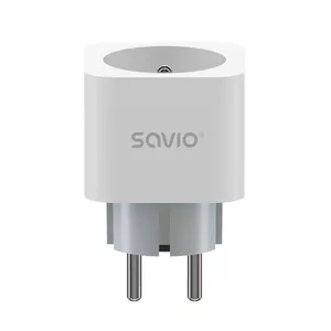 Savio WI-FI smart socket 16A AS-01 White Bezvadu Balts