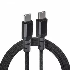 2x USB-C 100 Вт 2 м кабель PD черный Maclean MCE492