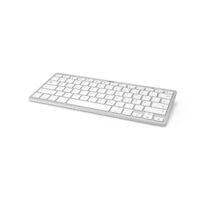 Hama KEY4ALL X510 клавиатура Bluetooth QWERTZ Немецкий Серебристый, Белый