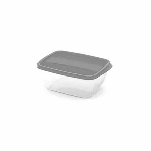 Пищевой контейнер прямоугольный 0,75 л Vedo прозрачный серый