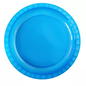 Тарелка Ø26,5см Trippy прозрачная синяя