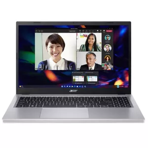Acer EX215-33-397W Ноутбук 39,6 cm (15.6") Full HD Intel® Core™ i3 i3-N305 8 GB LPDDR5-SDRAM 256 GB Твердотельный накопитель (SSD) Wi-Fi 6 (802.11ax) Серебристый