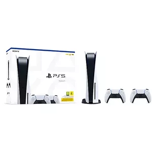 Sony PlayStation 5 + DualSense Wireless Controller Bundle 825 GB Wi-Fi Melns, Balts