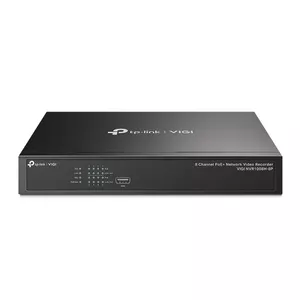TP-Link VIGI NVR1008H-8P tīkla video ierakstītājs (NVR) Melns