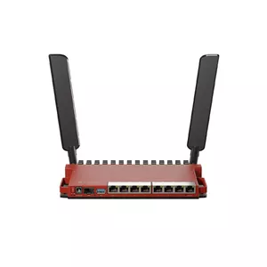 Mikrotik L009UiGS-2HaxD-IN bezvadu rūteris Tīkls Gigabit Ethernet Viena frekvenču josla (2.4 GHz) Sarkans
