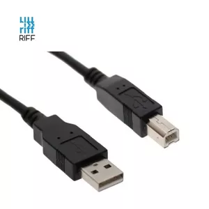 Riff USB 2.0 A-plug AM-BM Printer Cable 1.5m/Black