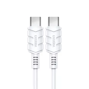 iKaku KSC-716 Type-C to Type-C PD60W fast charging data cable 2m White