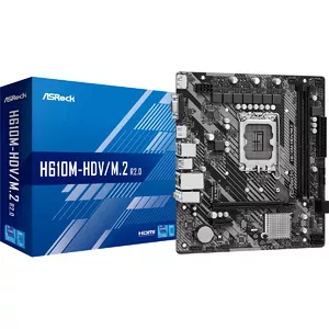 Asrock H610M-HDV/M.2 R2.0 Intel H610 LGA 1700 mikro ATX